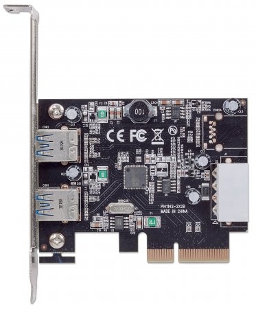 Manhattan Tarjeta PCI Express 10 Gbit/s, 2x USB 3.0