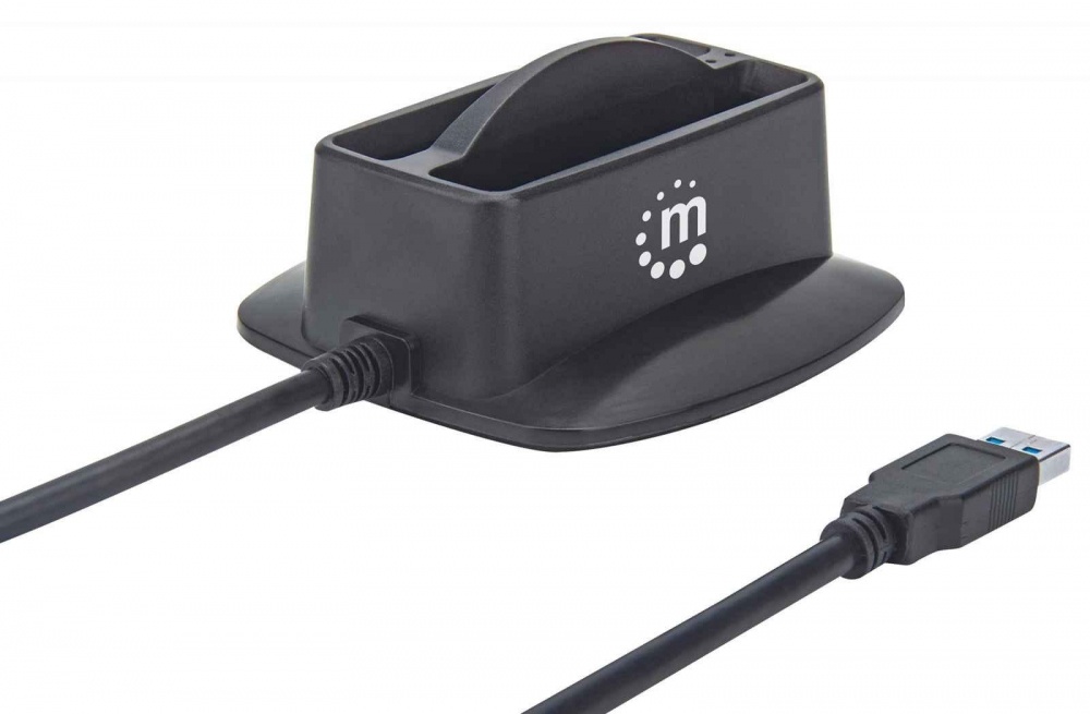 Manhattan Adaptador de Disco Duro 2x SATA III, 2.5"