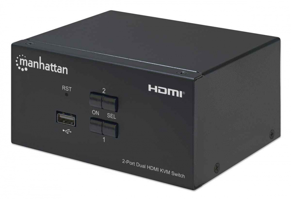 Manhattan Switch KVM 153522, 2x USB, 4x HDMI