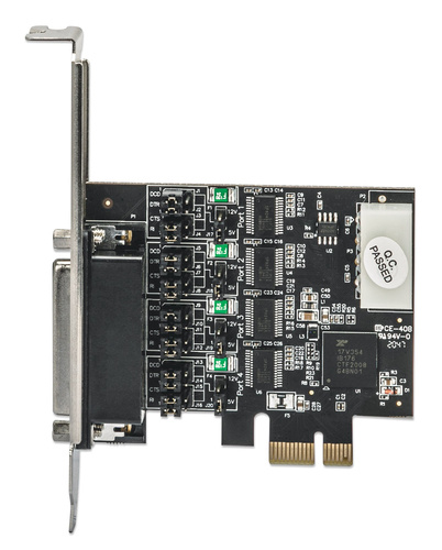 Manhattan Tarjeta PCI Express 153584, DB9, 2.5Gbit/s