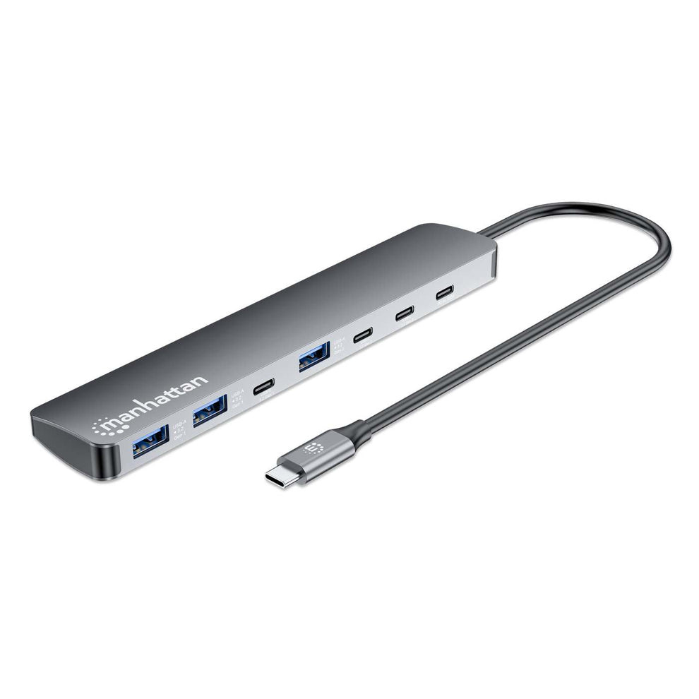 Manhattan Hub USB-C - USB-A 3.2, USB-C, 10 Gbit/s