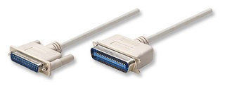 Manhattan Cable para Impresora, DB25 Macho - CEN36 Macho, 1.8 Metros, Blanco