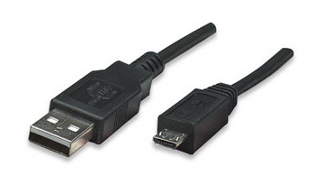 Manhattan Cable USB-A Macho - Micro-USB B Macho, 1 Metro