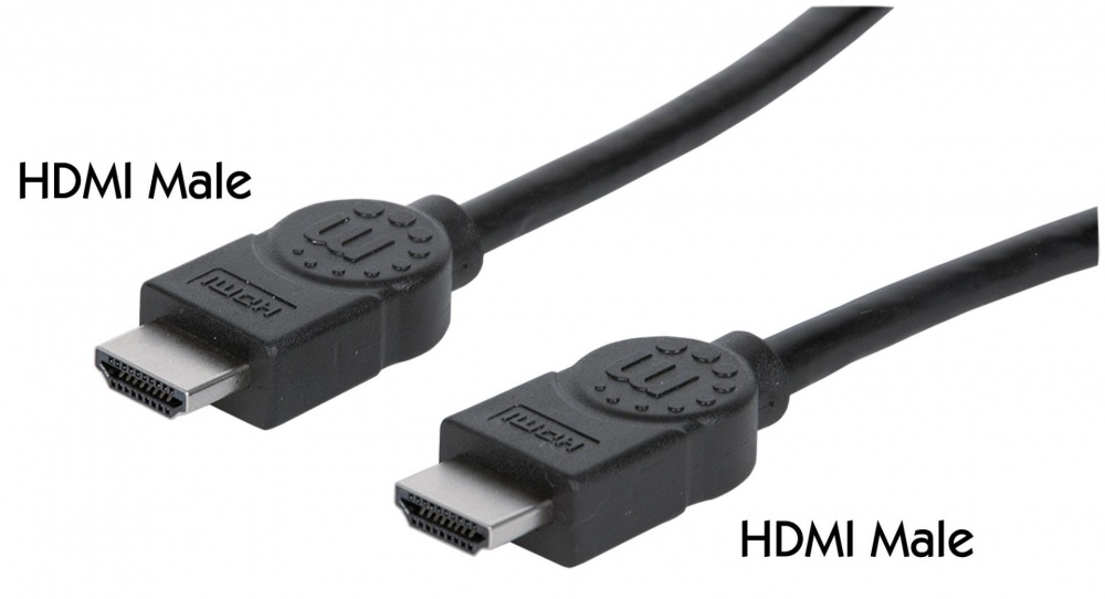 Manhattan Cable HDMI de Alta Velocidad con Canal Ethernet, HDMI Macho - HDMI Macho, 4K, 30Hz, 3 Metros, Negro