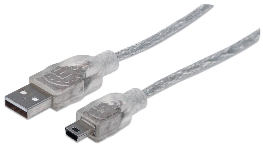 Manhattan Cable USB-A Macho - Mini-USB B Macho, 1.8 Metros