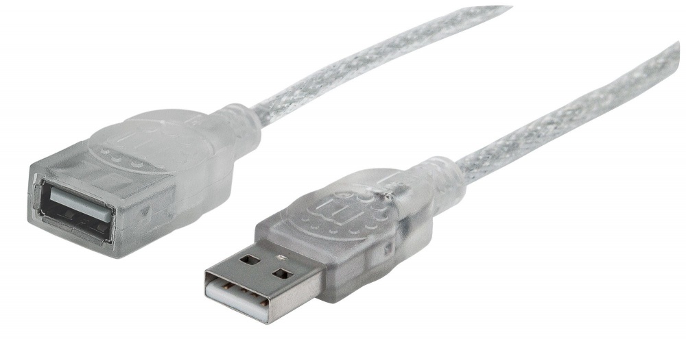 Manhattan Cable USB-A Macho - USB-A Hembra, 1.8 Metros