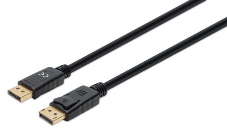 Manhattan Cable DisplayPort 1.4 Macho - DisplayPort 1.4 Macho, 8K, 60Hz, 1 Metro, Negro