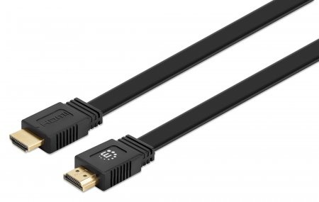 Manhattan Cable HDMI de Alta Velocidad HDMI 2.0 Macho - HDMI 2.0 Macho, 4K, 60Hz, 1 Metro, Negro