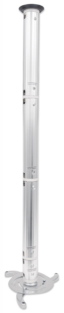 Manhattan Soporte de Techo para Proyector, 13-106cm, hasta 10Kg, Plata