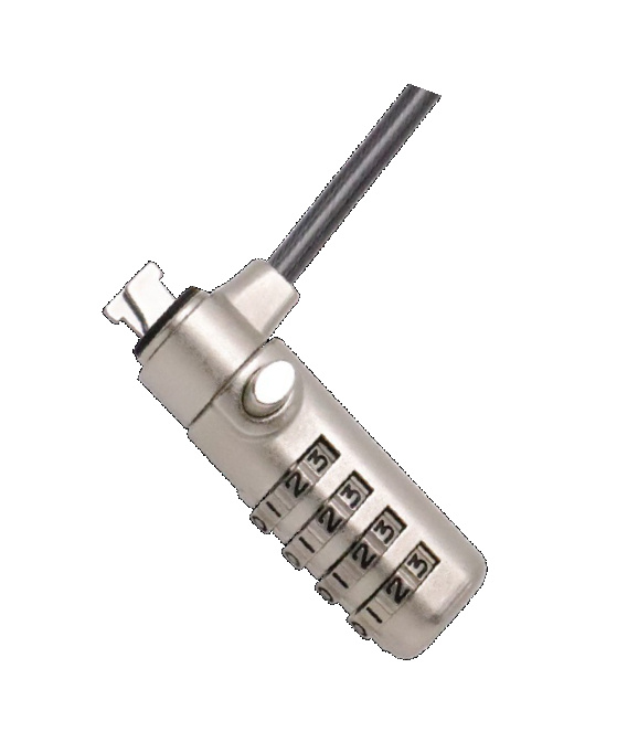 Manhattan Candado de Combinación para Laptop 440493, 1.8 Metros