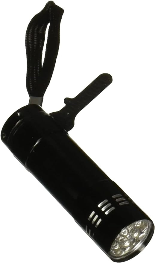 Manhattan Linterna LED de Mano 960328, 45 Lúmenes, Negro