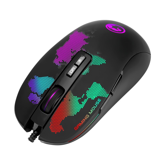Mouse Gamer Marvo Óptico M422, Alámbrico, USB, 4800DPI, Negro