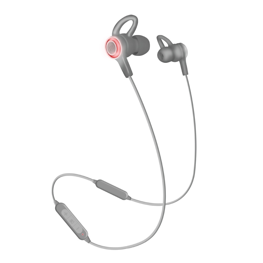 Maxell Audífonos Intrauriculares con Micrófono HALO EB-BTH, Inalámbrico, Bluetooth, Gris