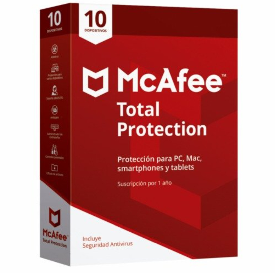 McAfee Total Protection, 1 Licencia, 1 Año, Windows/Mac 