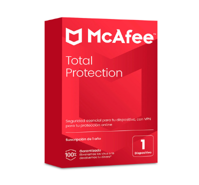 McAfee Total Protection, 1 Licencia, 1 Año, Windows/Mac