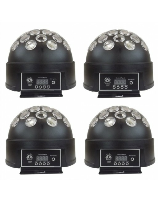 Megaluz Proyector de Luz Cosmos, Automático, RGB - 4 Piezas