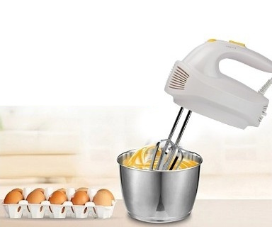 Megaluz Batidora DDQ-501, 120W, 5 Velocidades, Blanco