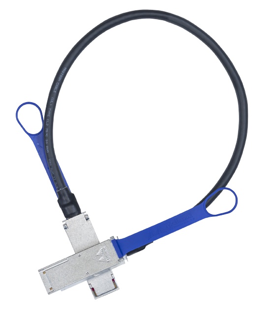 Mellanox Cable QSFP Macho - QSFP Macho, 1.5 Metros, Azul