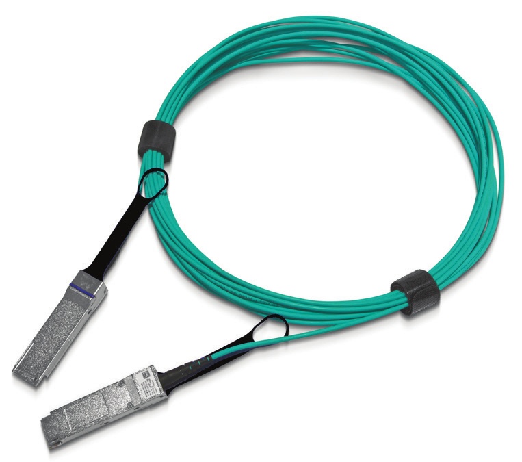 Mellanox Cable QSFP56 Macho - QSFP56 Macho, 10 Metros, Verde