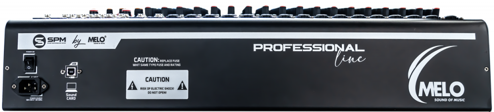 Melo Mezcladora Digital MM20FULL, 20 Canales, 24-bit, Bluetooth, USB, Entrada XLR 480W