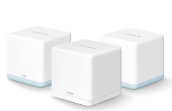 Mercusys Router con Sistema de Red Wi-Fi en Malla Halo H32G, 2 x RJ-45, 867 Mbit/s WLAN, Doble Banda 2.4/5 GHz, Wi-Fi 5, 2 Antenas Internas de 5 dBi, 3 Piezas