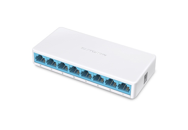 Switch Mercusys Fast Ethernet MS108, 8 Puertos 10/100Mbps, 1.6 Gbit/s - Administrable