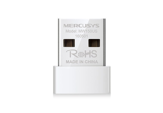 Mercusys Adaptador de Red USB 2.0 MW150US, Inalámbrico, 150 Mbit/s ― Abierto