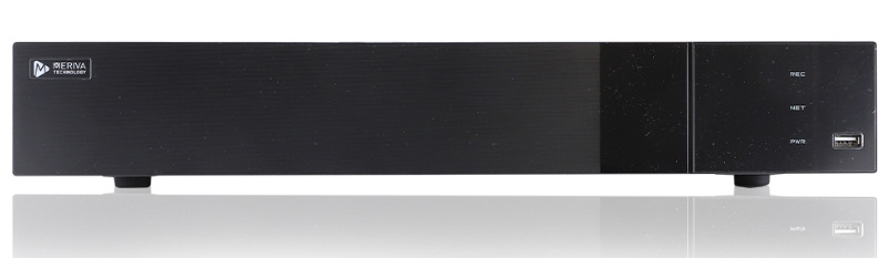 Meriva Technology NVR de 32 Canales MAIN-3216A para 4 Discos Duros, máx. 40TB, 2 x USB 2.0, 2 x RJ-45