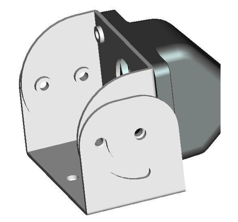 Meriva Technology Bracket MCA51 para Cerradura, Aluminio 