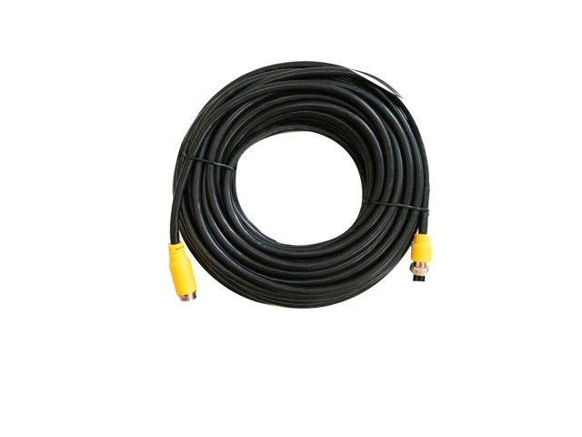 Meriva Technology Cable para Cámara CCTV, DIN 4 Pin, 15 Metros, Negro