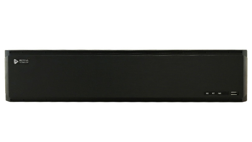 Meriva Technology NVR de 64 Canales MNVR-8164 para 8 Discos Duros, máx. 10TB, 2 x USB 2.0, 2 x RJ-45