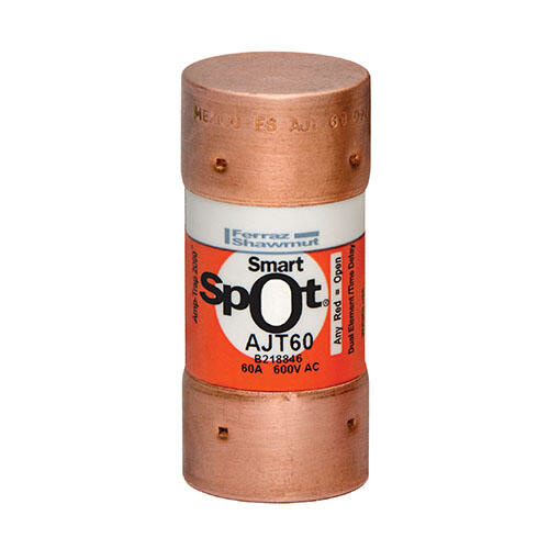 Fusible Industrial Mersen Clase J Acción Retardada, 60A, 600V