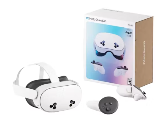 Meta Lentes de Realidad Virtual Quest 3S Batman Arkham, 1832 x 1920, 128GB, Blanco