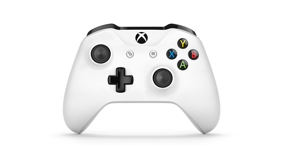 Microsoft Gamepad/Control para Xbox One y PC, RF Inalámbrico, Blanco