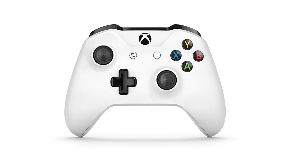 Microsoft Gamepad/Control para Xbox One y PC, RF Inalámbrico, Blanco