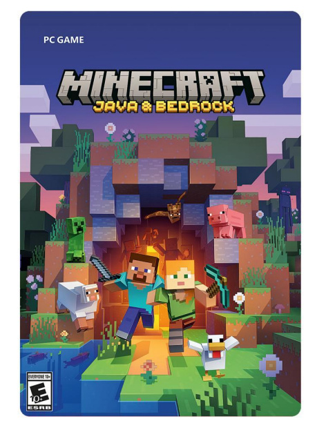 Microsoft Minecraft Java & Bedrock, Windows ― Producto Digital Descargable