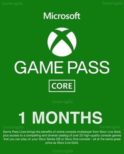 Xbox Game Pass Core, 1 Mes ― Producto Digital Descargable