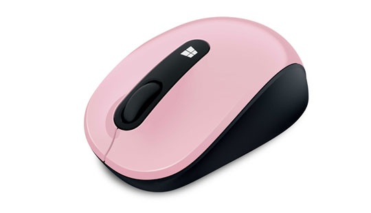 Mouse Microsoft Bluetrack Sculpt Mobile, RF Inalámbrico, 1000DPI, Negro/Rosa