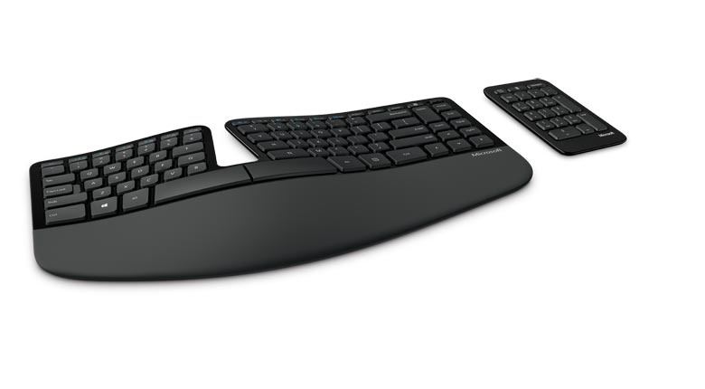 Teclado Microsoft Sculpt Ergonomic for Business, Inalámbrico, USB, Negro (Inglés)