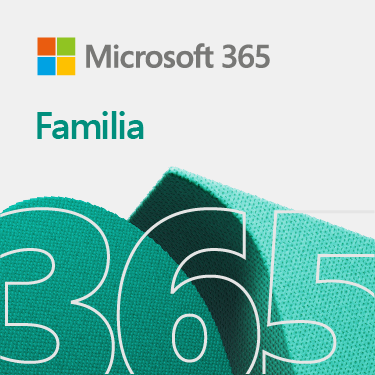 Microsoft 365 Familia, 5 Dispositivos, 6 Usuarios, Plurilingüe, 1 Año, Windows/Mac/Android/iOS ― Producto Digital Descargable