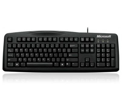 Teclado Microsoft Wired Keyboard 200 Business, Alámbrico, USB, Negro (Español)