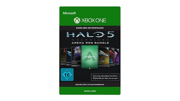 Halo 5 Guardians Arena REQ Bundle, Xbox One ― Producto Digital Descargable