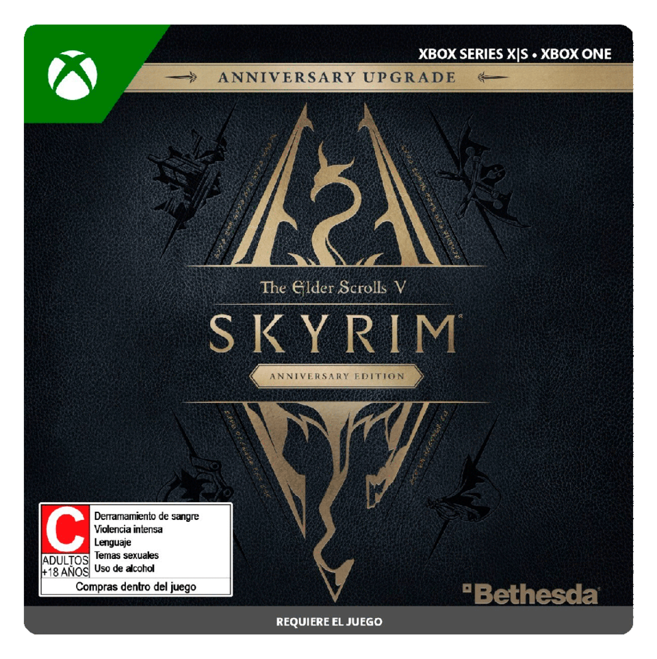 The Elder Scrolls V: Skyrim Anniversary Upgrade Edition, DLC, Xbox One/Xbox Series X/S ― Producto Digital Descargable