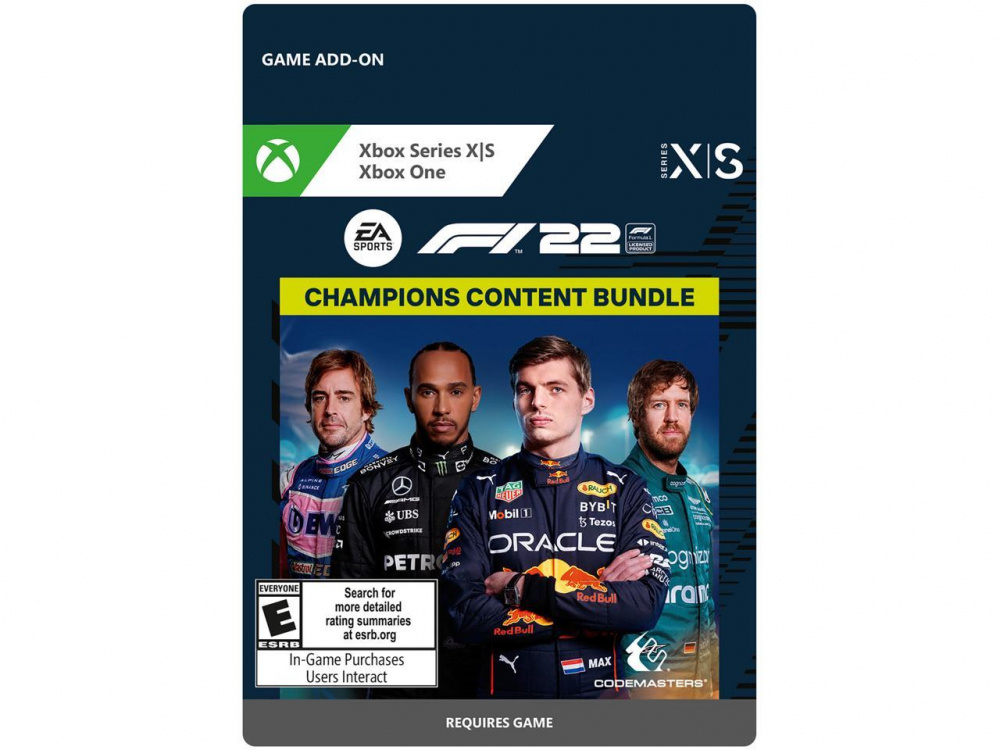 F1 2022: Champions Content Bundle, Xbox One/Xbox Series X/S ― Producto Digital Descargable