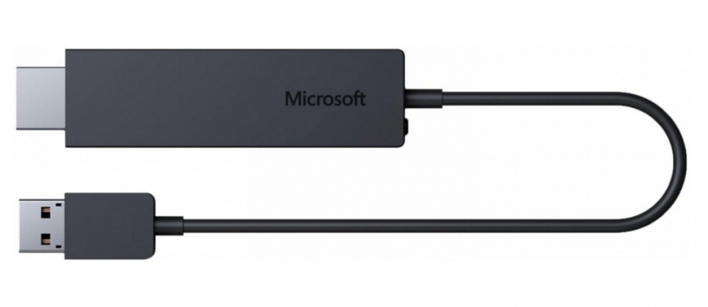 Microsoft Adaptador de Pantalla Inalámbrica, USB Hembra - HDMI Hembra, Negro