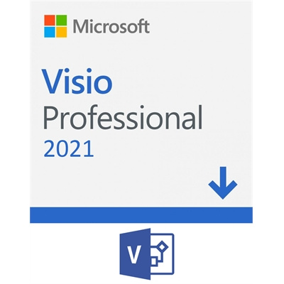Microsoft Visio Professional 2021, 1 PC, Plurilingüe, Windows ― Producto Digital Descargable