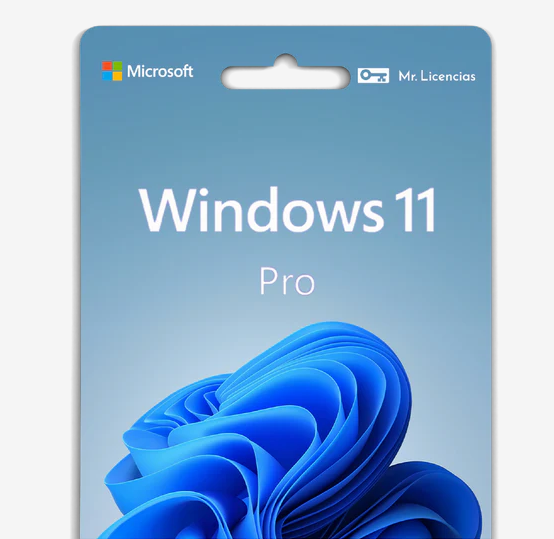 Microsoft Windows 11 Pro, 1 Licencia Usuarios, Kit de Legalización (GGK)