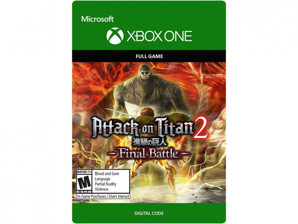 Attack on Titan 2 Final Battle, Xbox One - Producto Digital Descargable ― Producto Digital Descargable