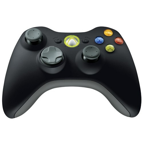Microsoft Xbox 360 Wireless Controller, Inalámbrico, Negro