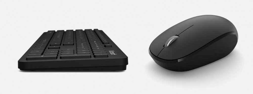 Kit de Teclado y Mouse Microsoft QHG-00003, Inalámbrico, Bluetooth, Negro